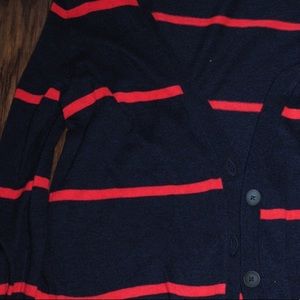 Blue/Red Cardigan
